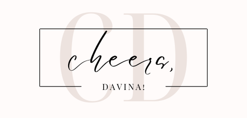 Cheers, Davina!